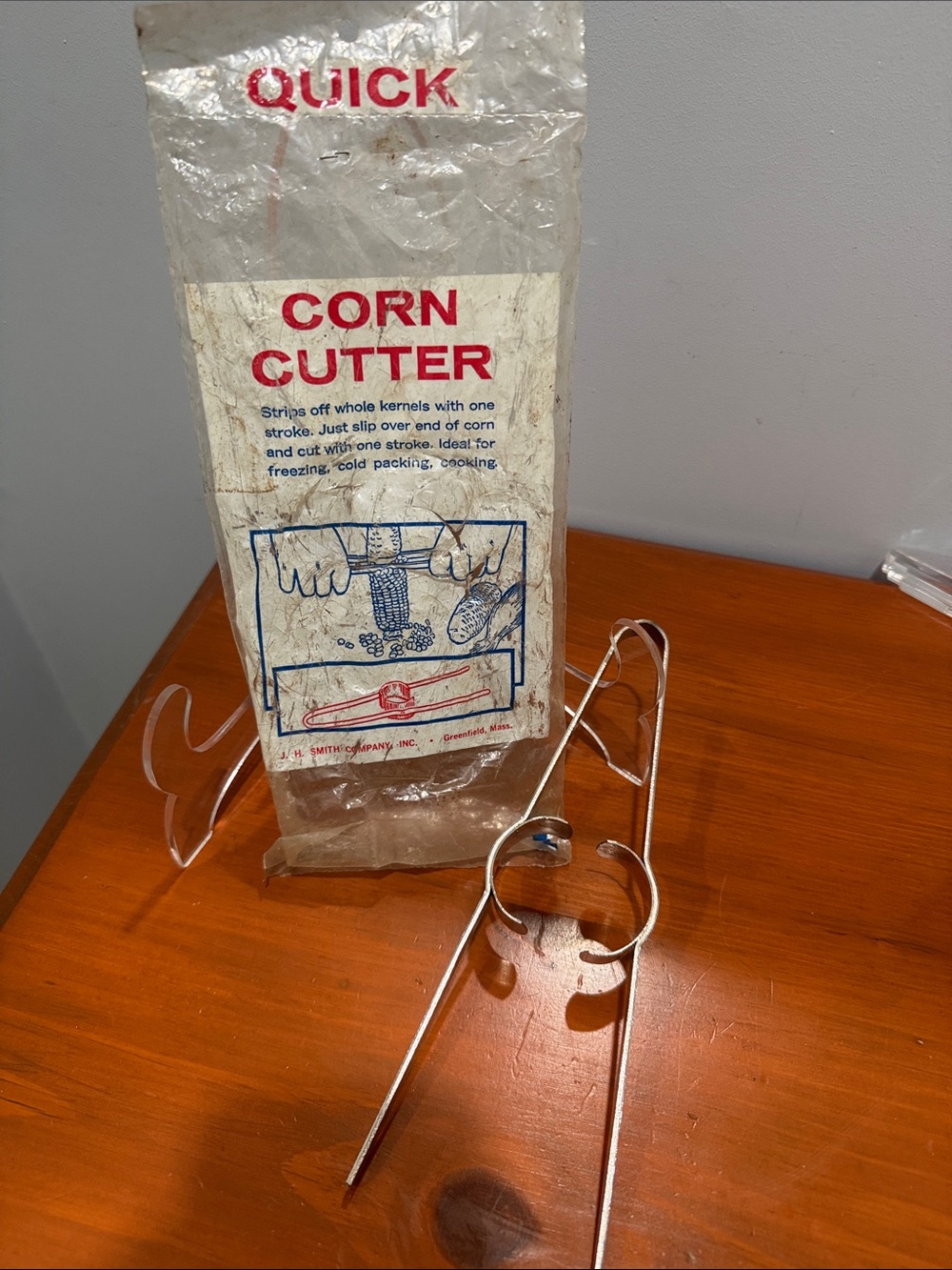 Vintage Corn Cutter - Chrome Kitchen tool
